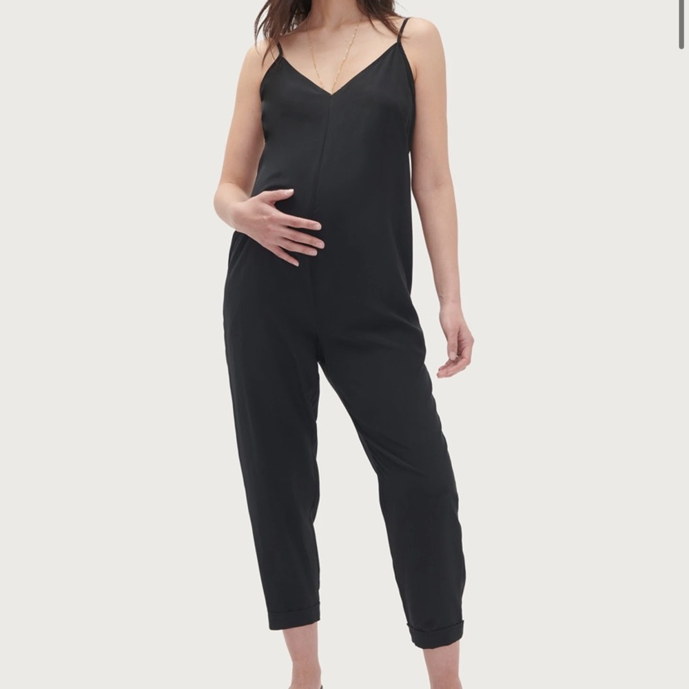 Hatch Size 0 Georgie Jumpsuit Black